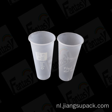 Wegwerpverpakkingsbeker Plastic injectie Bubble Tea Cup